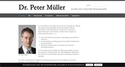 Desktop Screenshot of dr-peter-mueller.com