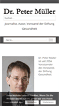 Mobile Screenshot of dr-peter-mueller.com